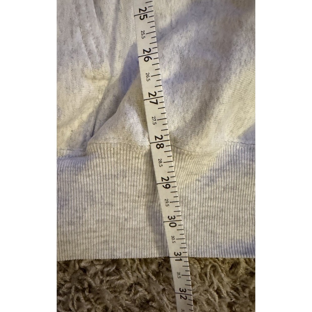 VTG University Of Michigan (U of M)  Hoodie Sweatshirt Gray Embroidered Size 2XL - Picture 7 of 8